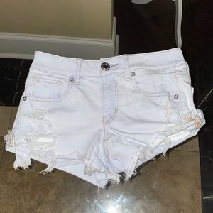 American Eagle Light Wash Denim Shorts